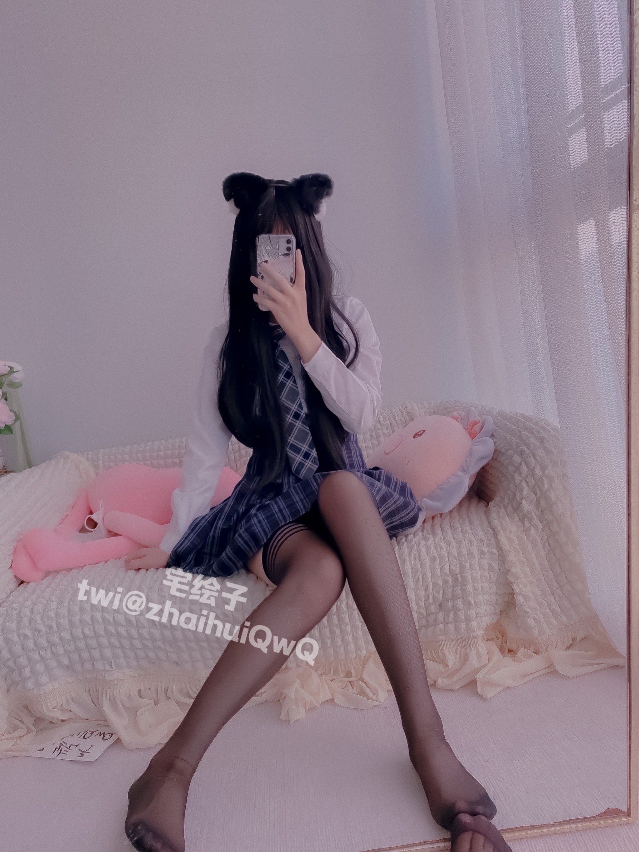 二阶堂 (宅绘子) - NO.006 猫儿JK[86P2V]-XikXak